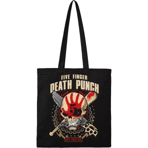 Five Finger Death Punch - Got Your Six Tote Bag ryhmässä MERCHANDISE / Merch / Nyheter / Hårdrock @ Bengans Skivbutik AB (5627096)