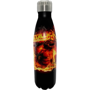 Metallica - Jump In The Fire Drinks Bottle ryhmässä MERCHANDISE / Merch / Nyheter / Hårdrock @ Bengans Skivbutik AB (5627115)