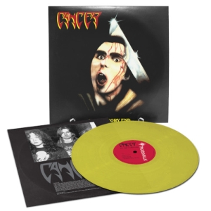 Cancer - Split Seams/Vikt Hörn To The Gory End (Yellow Vinyl Lp) ryhmässä -Start Split @ Bengans Skivbutik AB (5627428)