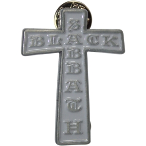 Black Sabbath - Cross Pin Badge ryhmässä MERCHANDISE / Merch / Hårdrock @ Bengans Skivbutik AB (5628574)