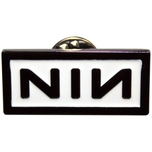 Nine Inch Nails - Logo Pin Badge ryhmässä MERCHANDISE / Merch / Pop-Rock @ Bengans Skivbutik AB (5628580)