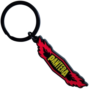 Pantera - Flames Keychain ryhmässä MERCHANDISE / Merch / Hårdrock @ Bengans Skivbutik AB (5628583)