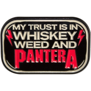 Pantera - Whiskey Pin Badge ryhmässä MERCHANDISE / Merch / Hårdrock @ Bengans Skivbutik AB (5628591)