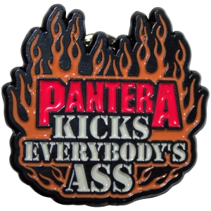 Pantera - Kicks Pin Badge ryhmässä MERCHANDISE / Merch / Hårdrock @ Bengans Skivbutik AB (5628593)