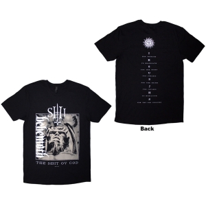 Behemoth - The Shit Ov God Vertical Logo Cover Uni Bl T-Shirt ryhmässä MERCHANDISE / T-paita / Nyheter / Hårdrock @ Bengans Skivbutik AB (5628719r)