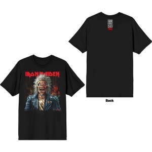 Iron Maiden - Est. 1975 Eddie Scream Portrait Uni Bl T-Shirt ryhmässä MERCHANDISE / T-paita / Nyheter / Hårdrock @ Bengans Skivbutik AB (5628728r)