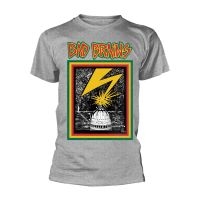 Bad Brains - T/S Bb - Grey (Xxl) ryhmässä MERCHANDISE / T-paita / Kommande / Pop-Rock @ Bengans Skivbutik AB (5628937)