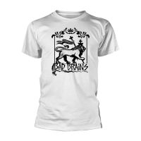 Bad Brains - T/S Lion - White (M) ryhmässä MERCHANDISE / T-paita / Kommande / Pop-Rock @ Bengans Skivbutik AB (5629147)