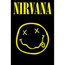 Nirvana - Smiley  91,5 X 61 Cm ryhmässä MERCHANDISE / Poster /  @ Bengans Skivbutik AB (5630242)