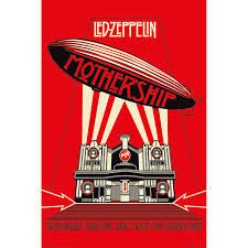 Led Zeppelin - Mothership Red  91,5 X 61 Cm ryhmässä MERCHANDISE / Poster /  @ Bengans Skivbutik AB (5630243)
