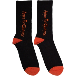 Alice In Chains - Logo Uni Bl Socks ryhmässä MERCHANDISE / Merch / Nyheter / Pop-Rock @ Bengans Skivbutik AB (5630385)