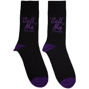 Blondie - Call Me Uni Bl Socks ryhmässä MERCHANDISE / Merch / Nyheter / Pop-Rock @ Bengans Skivbutik AB (5630390)