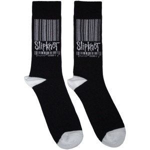 Slipknot - Large Barcode Logo Uni Bl Socks ryhmässä MERCHANDISE / Merch / Hårdrock @ Bengans Skivbutik AB (5630399)