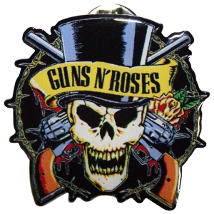 Guns N Roses - Top Hat Pin Badge ryhmässä MERCHANDISE / Merch / Hårdrock @ Bengans Skivbutik AB (5630516)