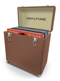 Vinyl Tonic - Pu Leather Lp Case Brown (With Vt04a) ryhmässä Vinyylitarvikkeet @ Bengans Skivbutik AB (5630544)