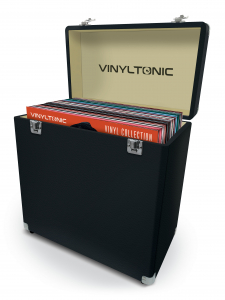 Vinyl Tonic - Pu Leather Lp Case Black (With Vt04a) ryhmässä Vinyylitarvikkeet @ Bengans Skivbutik AB (5630547)