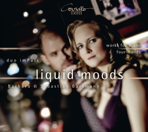 Duo Impuls - Liquid Moods: Works For Piano Four- ryhmässä CD / Klassiskt @ Bengans Skivbutik AB (5632403)