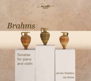 James Maddox & Ida Bieler - Brahms: Sonatas For Piano & Violin ryhmässä CD @ Bengans Skivbutik AB (5632413)