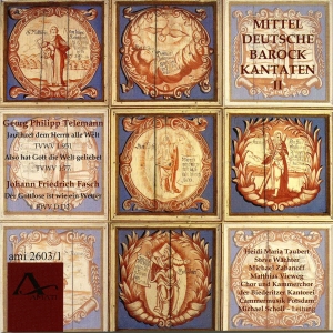 Telemann & Fasch - German Baroque Cantatas Vol. 2 ryhmässä CD / Klassiskt @ Bengans Skivbutik AB (5632899)
