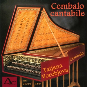 Tatjana Vorobjova - Cembalo Cantabile - Works By Bach, ryhmässä CD / Klassiskt @ Bengans Skivbutik AB (5632900)