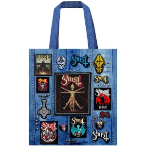 Ghost - Popestar (Multicolour, Battle, Totebag) ryhmässä MERCHANDISE / Merch / Nyheter / Hårdrock @ Bengans Skivbutik AB (5633037)