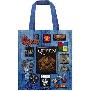 Queen - Crest (Multicolour, Battle, Totebag) ryhmässä MERCHANDISE / Merch / Nyheter / Pop-Rock @ Bengans Skivbutik AB (5633042)