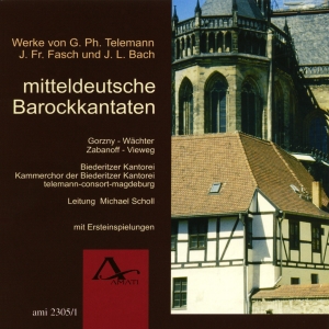 Telemann/Fasch/Bach J.L. - German Baroque Cantatas Vol. 1 ryhmässä CD @ Bengans Skivbutik AB (5633059)