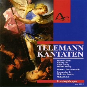 Telemann G P - Cantatas Twv 1:1328,1:1313,1:254 ryhmässä CD @ Bengans Skivbutik AB (5633069)