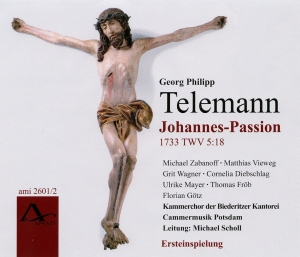 Telemann G P - St John Passion Twv 5:18 1733 ryhmässä CD @ Bengans Skivbutik AB (5633088)