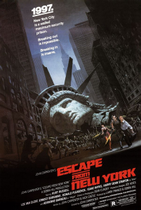 Movie Poster - Escape From New York 91,5 x 61 cm ryhmässä MERCH @ Bengans Skivbutik AB (5634108)