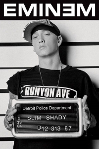 Eminem - Mugshot 91,5 X 61 Cm ryhmässä Merchandise @ Bengans Skivbutik AB (5634275)