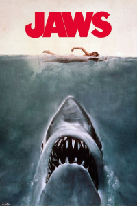 Movie Poster - Jaws - Key Art 91,5 X 61 Cm ryhmässä Merchandise @ Bengans Skivbutik AB (5634307)