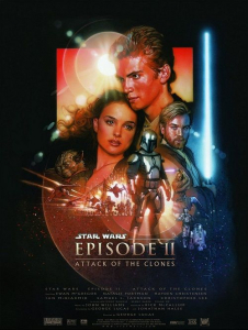 Movie Poster - Star Wars Episode 2 Attack Of The Clones 91,5 X 61 Cm ryhmässä Merchandise @ Bengans Skivbutik AB (5634313)