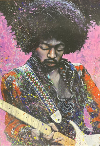 Jimi Hendrix - Fishwick 91,5 X 61 Cm ryhmässä Merchandise @ Bengans Skivbutik AB (5634320)