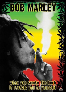 Bob Marley - Smoking 91,5 X 61 Cm ryhmässä Merchandise @ Bengans Skivbutik AB (5634329)