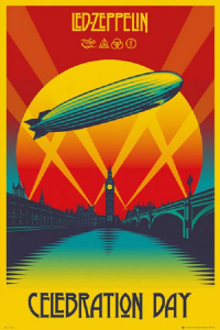Led Zeppelin  - Celebration Day 91,5 X 61 Cm ryhmässä Merchandise @ Bengans Skivbutik AB (5634339)