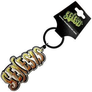 Genesis - Orange Classic Logo - Keychain ryhmässä MERCHANDISE / Merch / Pop-Rock @ Bengans Skivbutik AB (5634382)