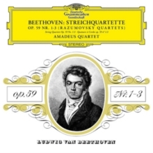 Ludwig Van Beethoven - Beethoven: Streichquartette Op. 59 Nr. 1-3 (Razumovsky Quartets) ryhmässä VINYYLI / Klassiskt @ Bengans Skivbutik AB (5634546)