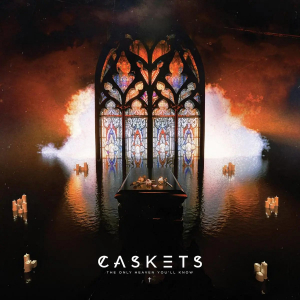Caskets - The Only Heaven You'll Know (Orange/Sky Blue Splatter Vinyl LP) ryhmässä ME SUOSITTELEMME / Perjantain julkaisut / 2025-11-07 @ Bengans Skivbutik AB (5634721)