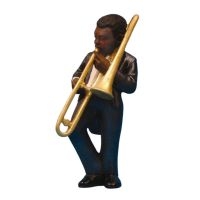 Jazzfigur - Trombon (Höjd Ca 12Cm) ryhmässä MERCHANDISE / Accessoarer /  @ Bengans Skivbutik AB (5634910)