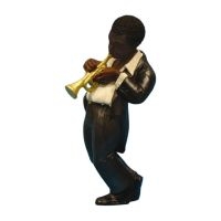 Jazzfigur - Trumpet (Höje Ca 12Cm) ryhmässä MERCHANDISE / Accessoarer /  @ Bengans Skivbutik AB (5634915)