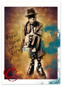 Hooker John Lee - Konsttryck (Storlek Ca 30X40cm) ryhmässä MERCHANDISE / Accessoarer / Blues @ Bengans Skivbutik AB (5635309)