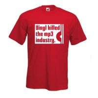 Vinyl Killed The Mp3 Industry - T-Shirt (Small) ryhmässä MERCHANDISE / T-paita / Pop-Rock @ Bengans Skivbutik AB (5635569)