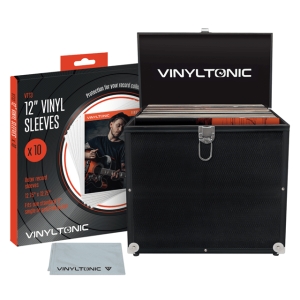 Vinyl Tonic - Black Lp Case (With Cloth & 10Pk Outer Sleeves) ryhmässä ME SUOSITTELEMME / Vinyltonic @ Bengans Skivbutik AB (5635808)