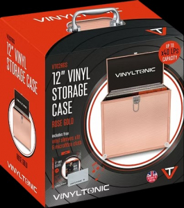 Vinyl Tonic - Rose Gold Lp Case (With Cloth & 10Pk Sleeves) ryhmässä ME SUOSITTELEMME / Vinyltonic @ Bengans Skivbutik AB (5635810)