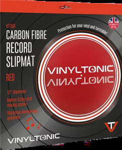 Vinyl Tonic - Carbon Fibre Slipmat (Red) ryhmässä ME SUOSITTELEMME / Vinyltonic @ Bengans Skivbutik AB (5635817)