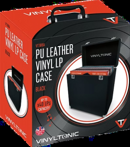 Vinyl Tonic - Pu Leather Lp Case Black ryhmässä ME SUOSITTELEMME / Vinyltonic @ Bengans Skivbutik AB (5635821)