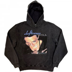 Deftones - Around The Fur Stone Wash Uni Char Hoodie ryhmässä MERCHANDISE / Hupparit / Hårdrock @ Bengans Skivbutik AB (5637612r)