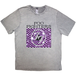 Foo Fighters - Ff 4 Stone Wash Uni Grey T-Shirt ryhmässä MERCHANDISE / T-paita / Pop-Rock @ Bengans Skivbutik AB (5637614r)