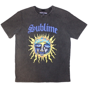 Sublime - Sun Logo Stone Wash Uni Char T-Shirt ryhmässä MERCHANDISE / T-paita / Punk @ Bengans Skivbutik AB (5637637r)
